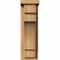 Ekena Millwork Mediterranean Smooth Corbel w/Backplate, Western Red Cedar, 5 1/2"W x 10"D x 18"H COR06X10X18MED01SWR - alternate 2